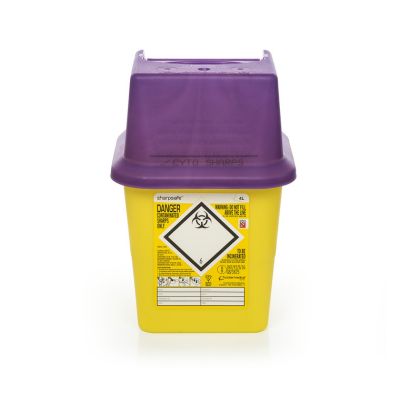 Sharpsafe 5 Litre - Purple Lid