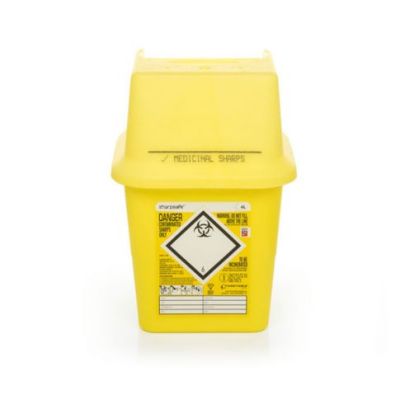 Sharpsafe 5 Litre - Yellow Lid
