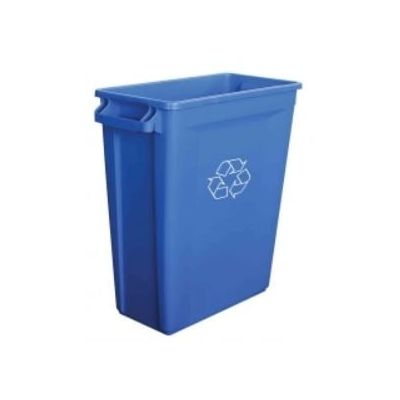 87L Slim Bin Recycling Bin with Vent (Blue)