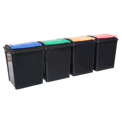Trojan 50 Litre Slim Profile Lift Bins (Various Colours)