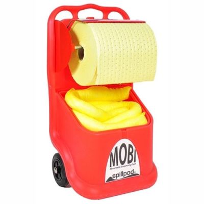 spillpodÂ® MOBI 2: Chemical Mobile Spill Cart 200 Litre