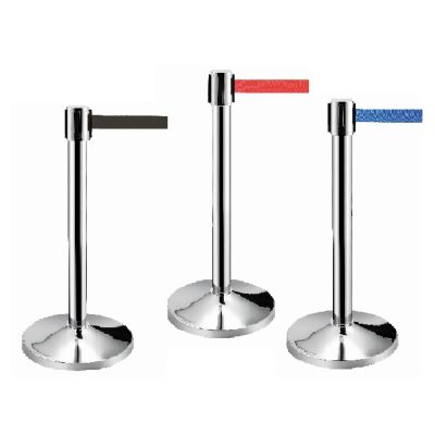 Obex ST Steel Post Retractable 2 Metre Belt Barrier with Colour Options