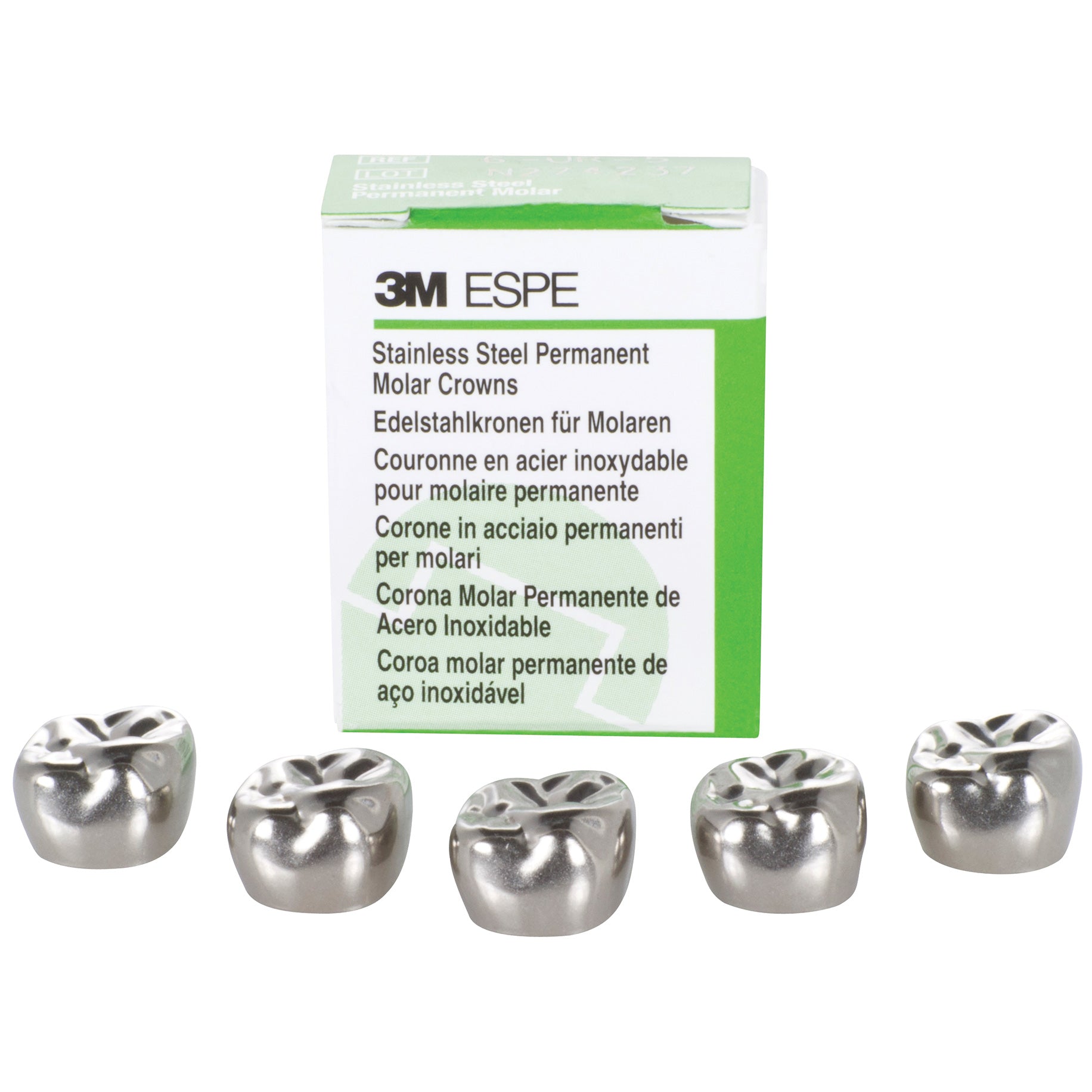 Stainless Steel Crowns Permanent Molar Uppers – Left 6-UL-5 