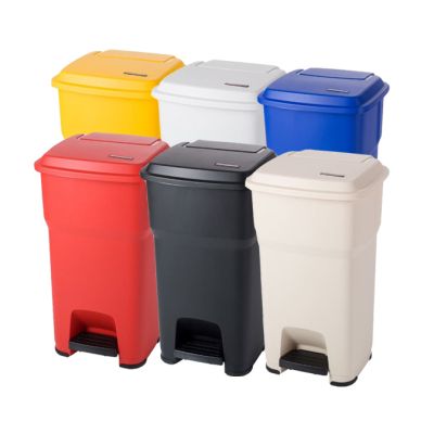 Trojan Premier 85L Plastic Pedal Bin Silent Closing Lid
