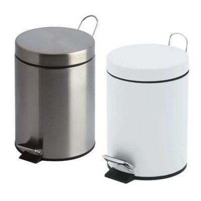 Trojan Pedal Bin with Plastic Liner (Various Finishes and Sizes)