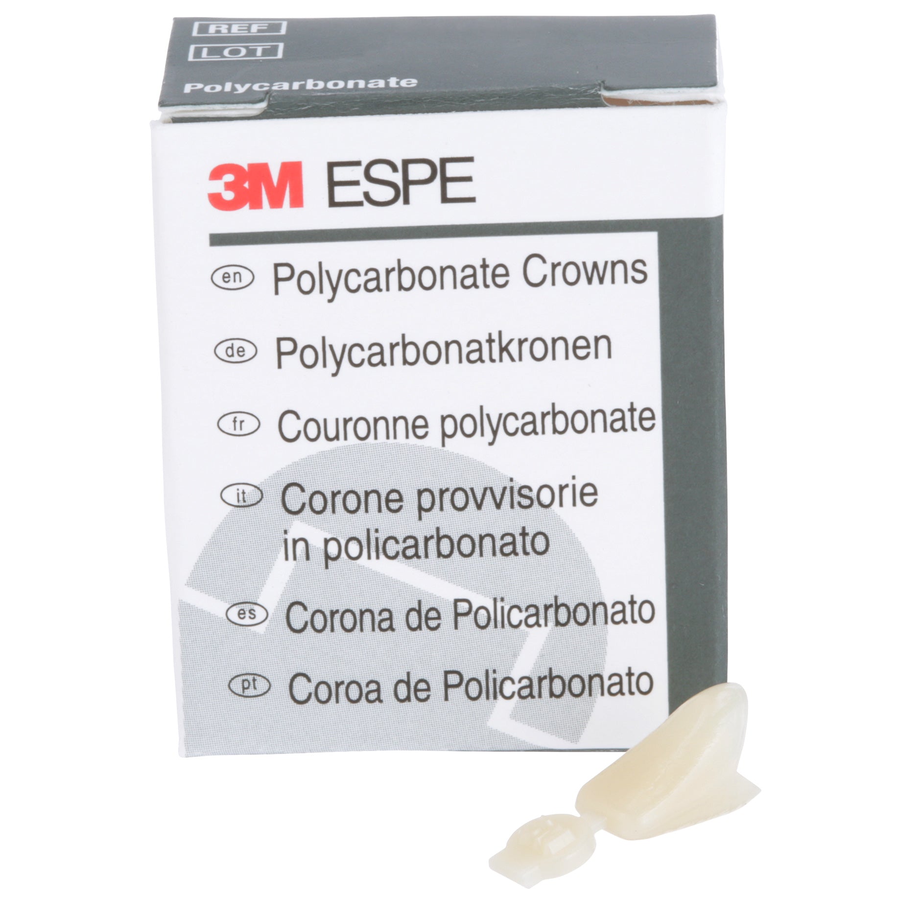 Polycarbonate Crowns Laterals Upper Left 26 