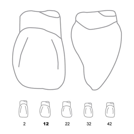 Odus Pella Transparent Crown Forms Laterals 12 
