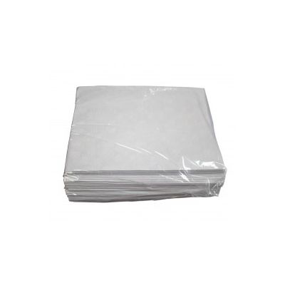 90x90cm Disposable Paper Tablecovers - Case of 250 - White
