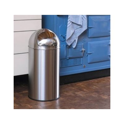 Push Bin 50 Litre Bright Finish