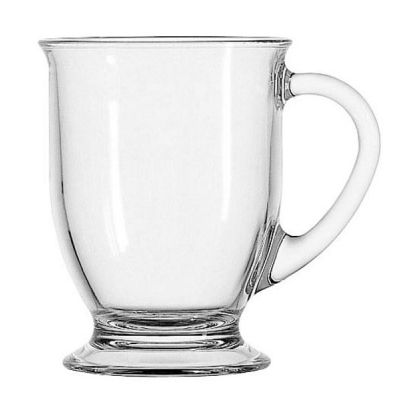 Glass Coffee Mugs (Pack of 6)