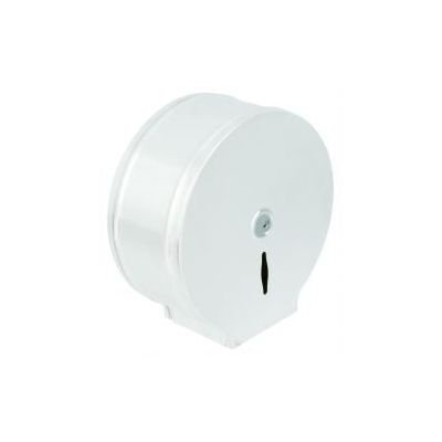 Mini Jumbo Roll Toilet Paper Dispenser 200m in White
