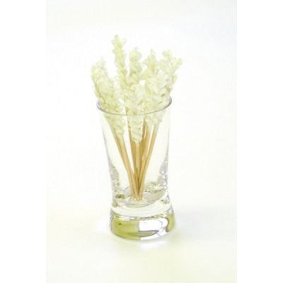Paper Frilled 150mm Cocktail Picks in White (Box of 500)