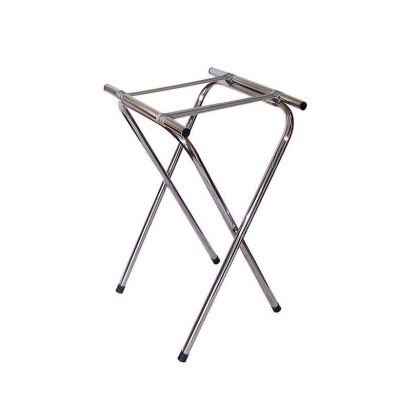 Fold-Away Tray Stand in Chrome
