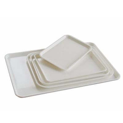 Food Display Tray- White ABS (300 x 215mm) (10 pack)
