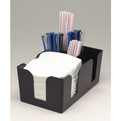 Bar Caddy in Black Plastic