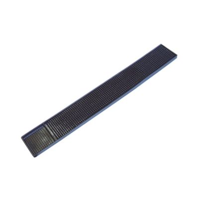 Bar Rail Mat in Black 24" x 3.25"