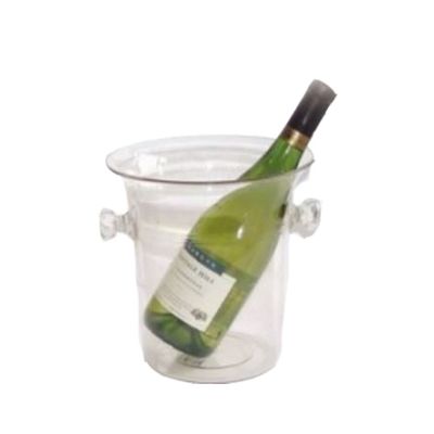Acrylic Wine Coolers in Clear Silver or Black 7 pint