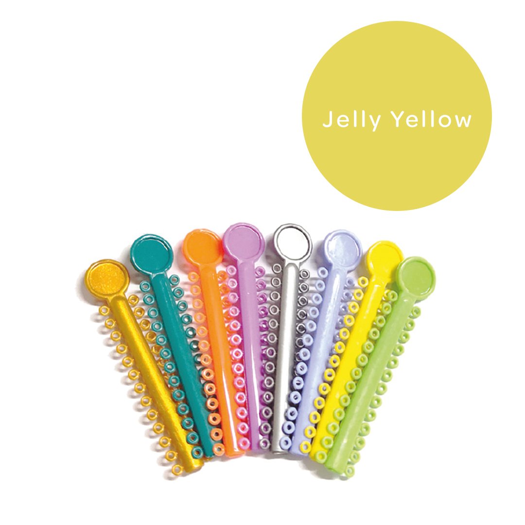 Elastomeric Ligatures Regular Jelly Yellow 