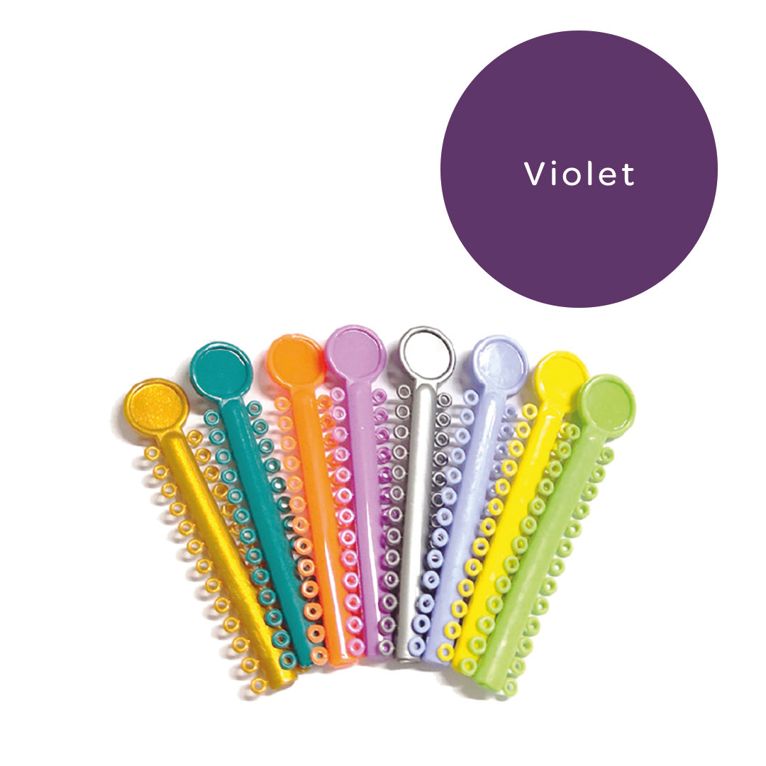 Elastomeric Ligatures Regular Violet 
