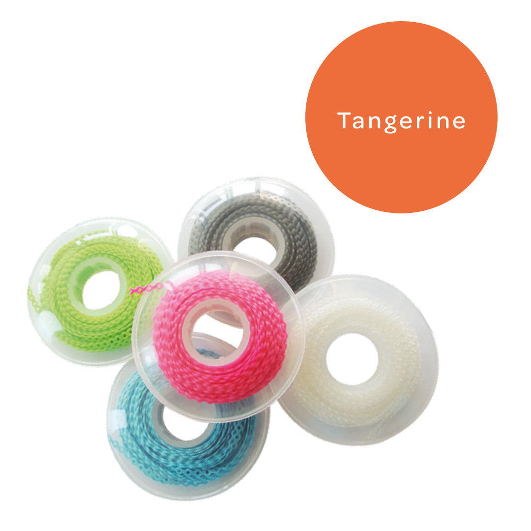 Elastomeric Chain Continuous Tangerine 