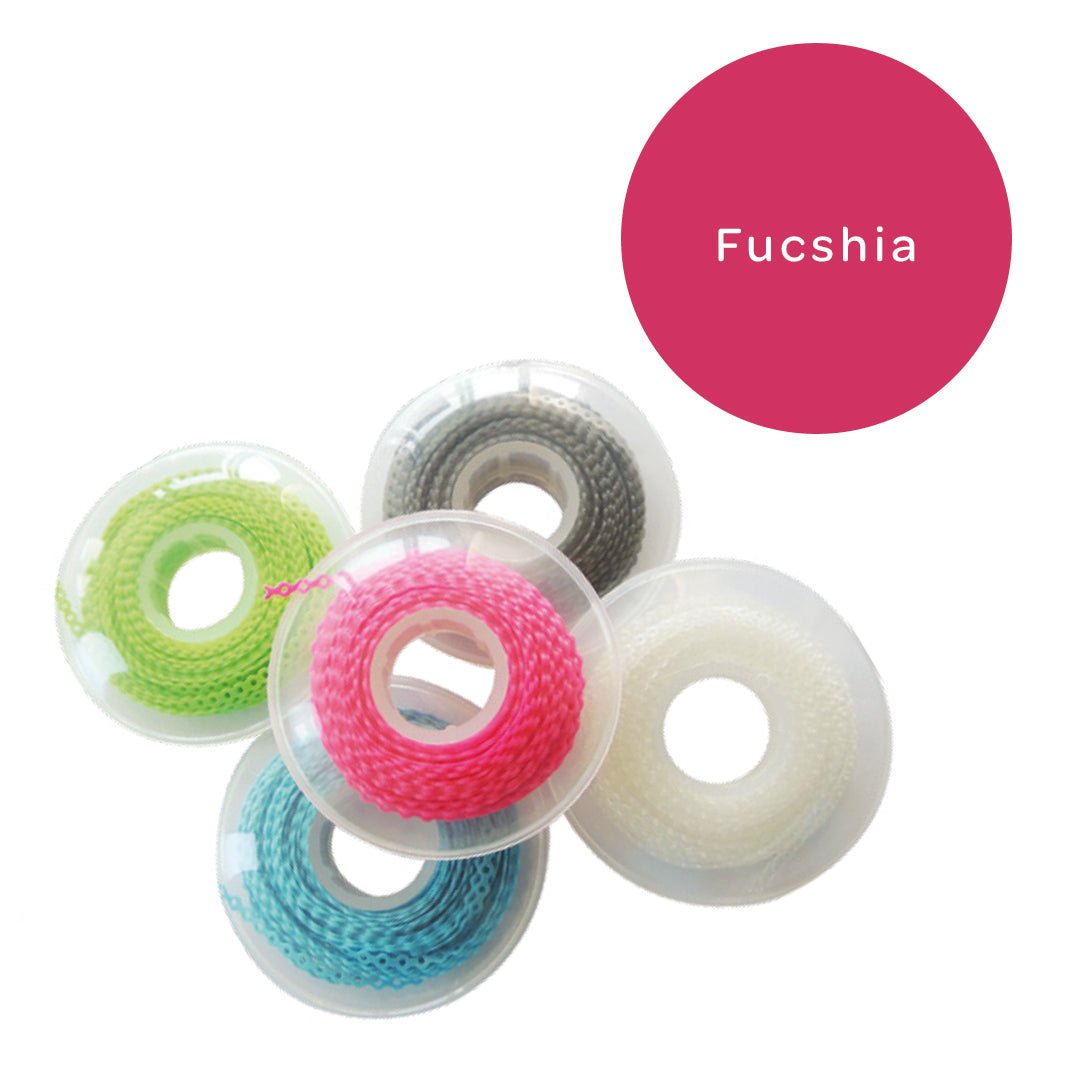 Elastomeric Chain Continuous Fushia 