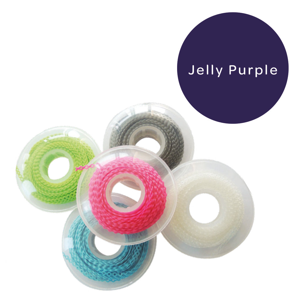Elastomeric Chain Continuous Jelly Purple 
