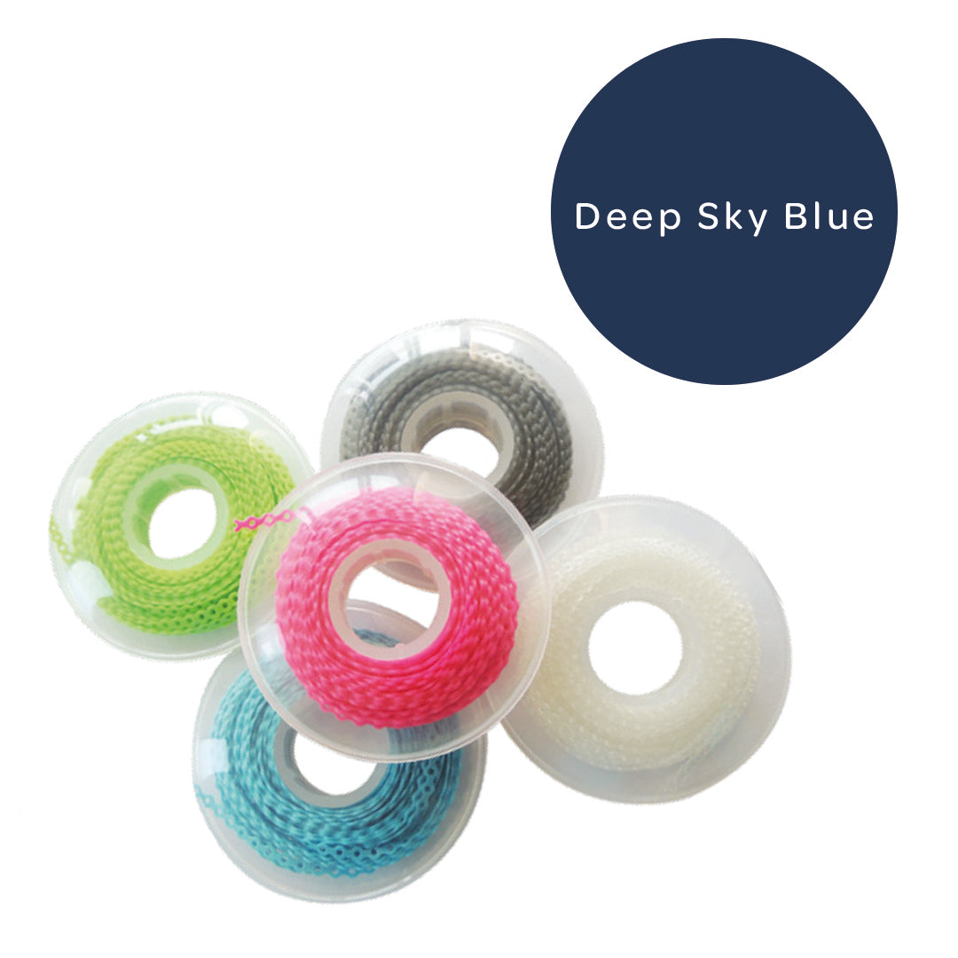 Elastomeric Chain Continuous Deep Sky Blue 