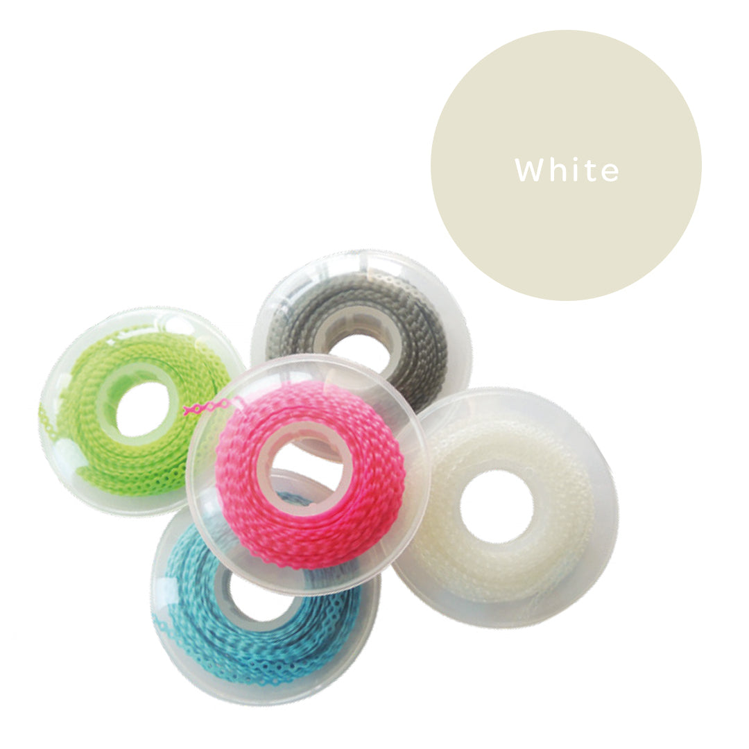 Elastomeric Chain Continuous White 