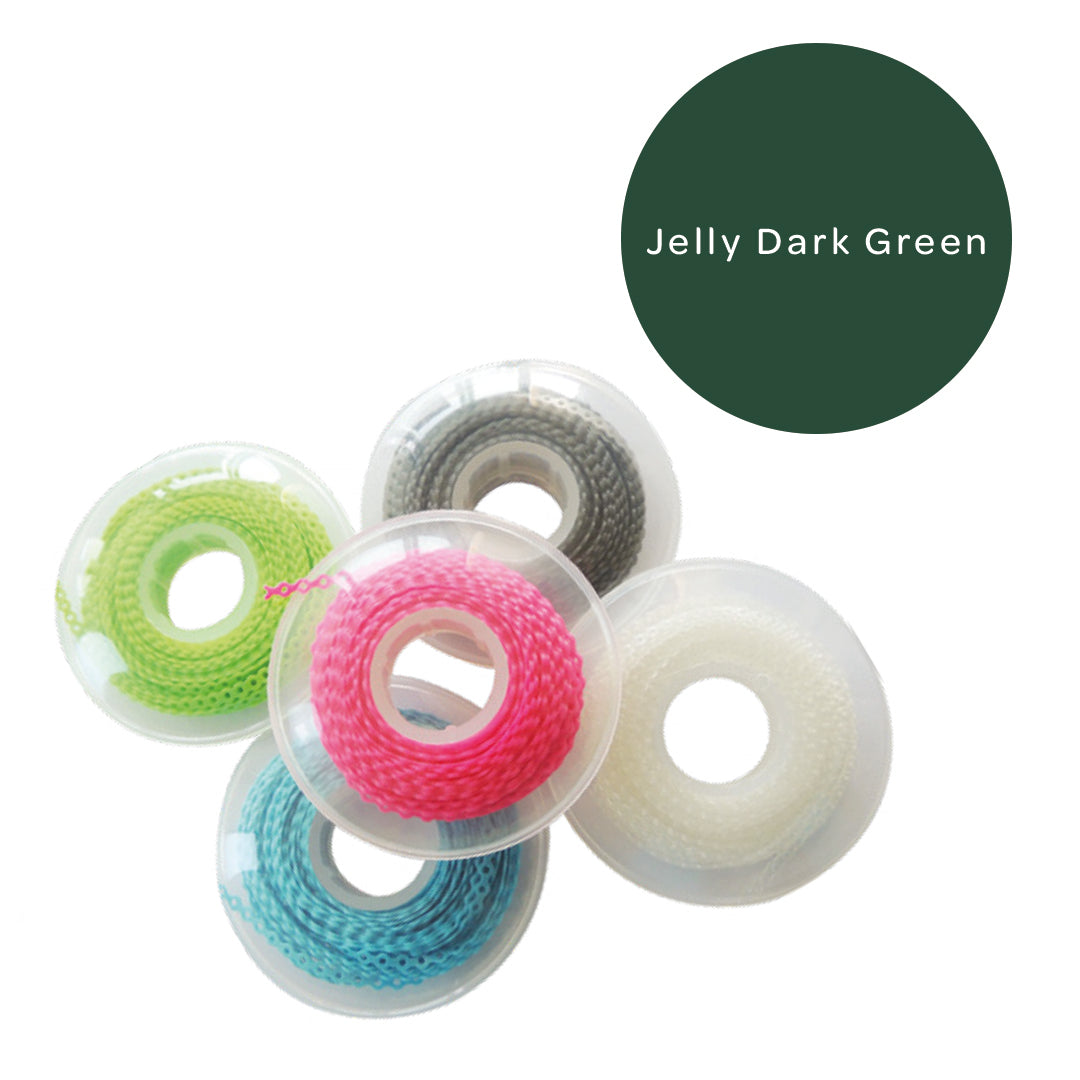 Elastomeric Chain Continuous Jelly  Dark Green 