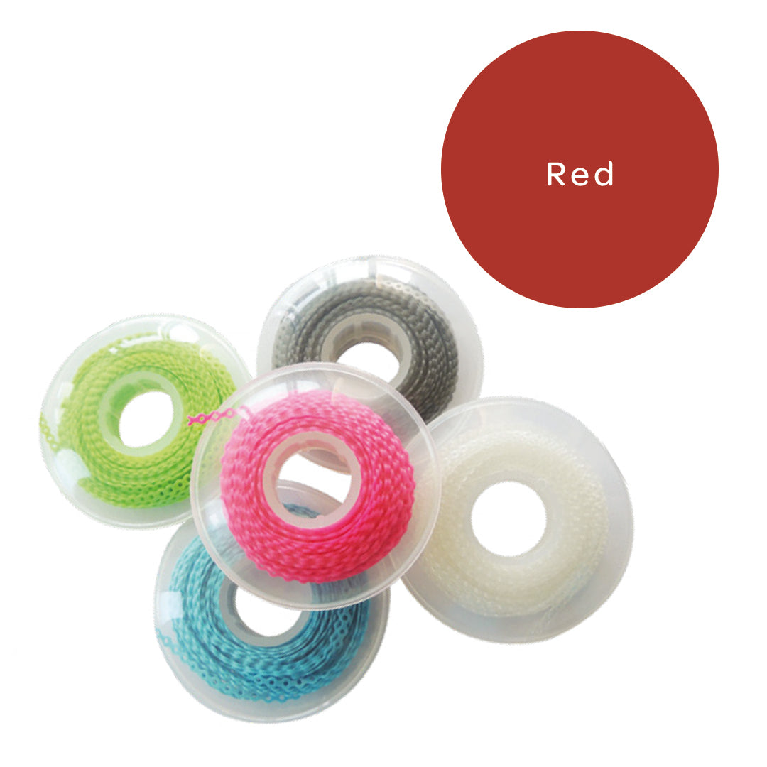 Elastomeric Chain Short Red 