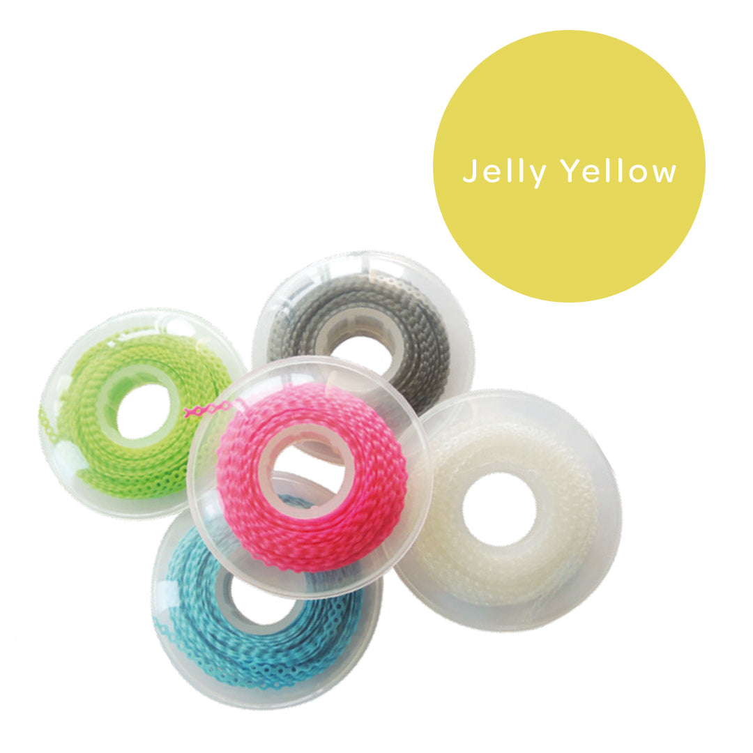 Elastomeric Chain Short Jelly Yellow 