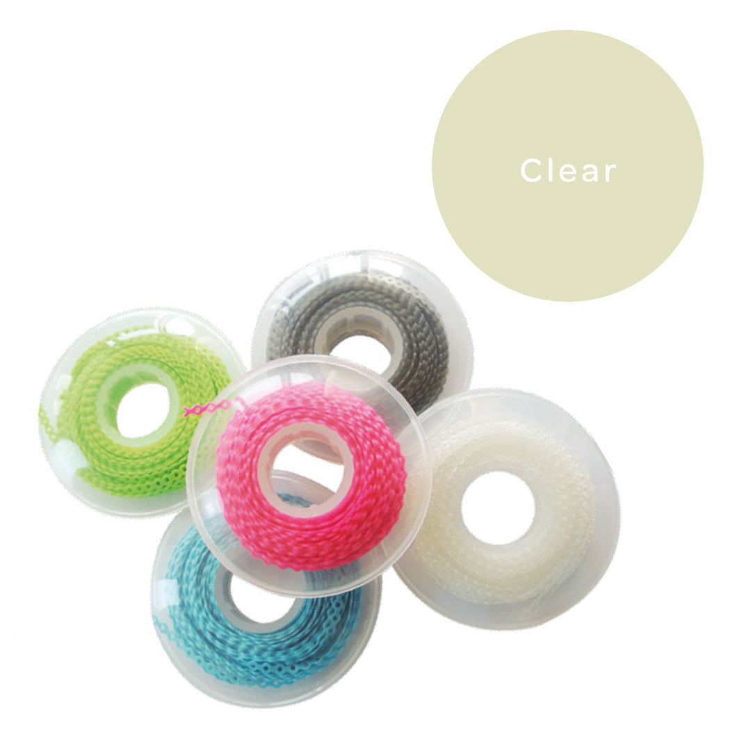 Elastomeric Chain Long Clear 
