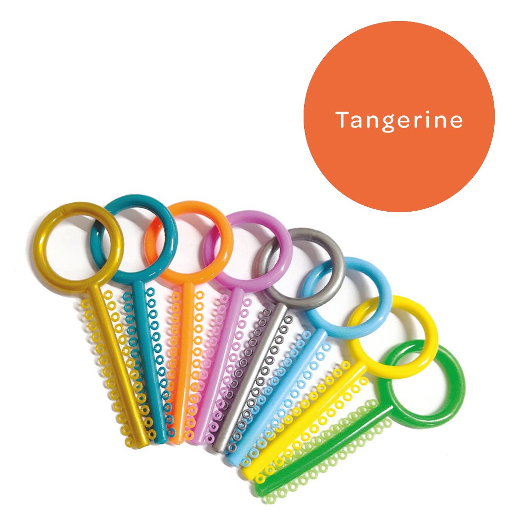 Elastomeric Ligatures Tangerine 