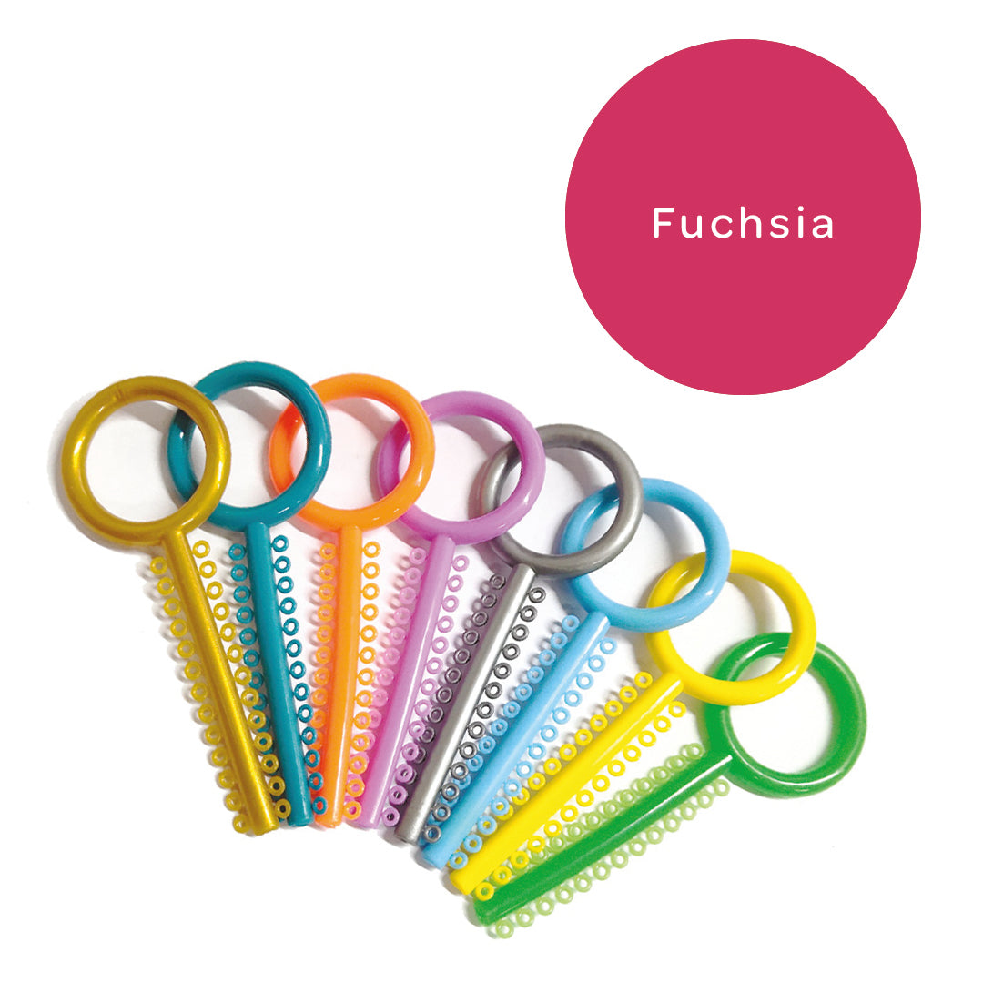 Elastomeric Ligatures Fushia 