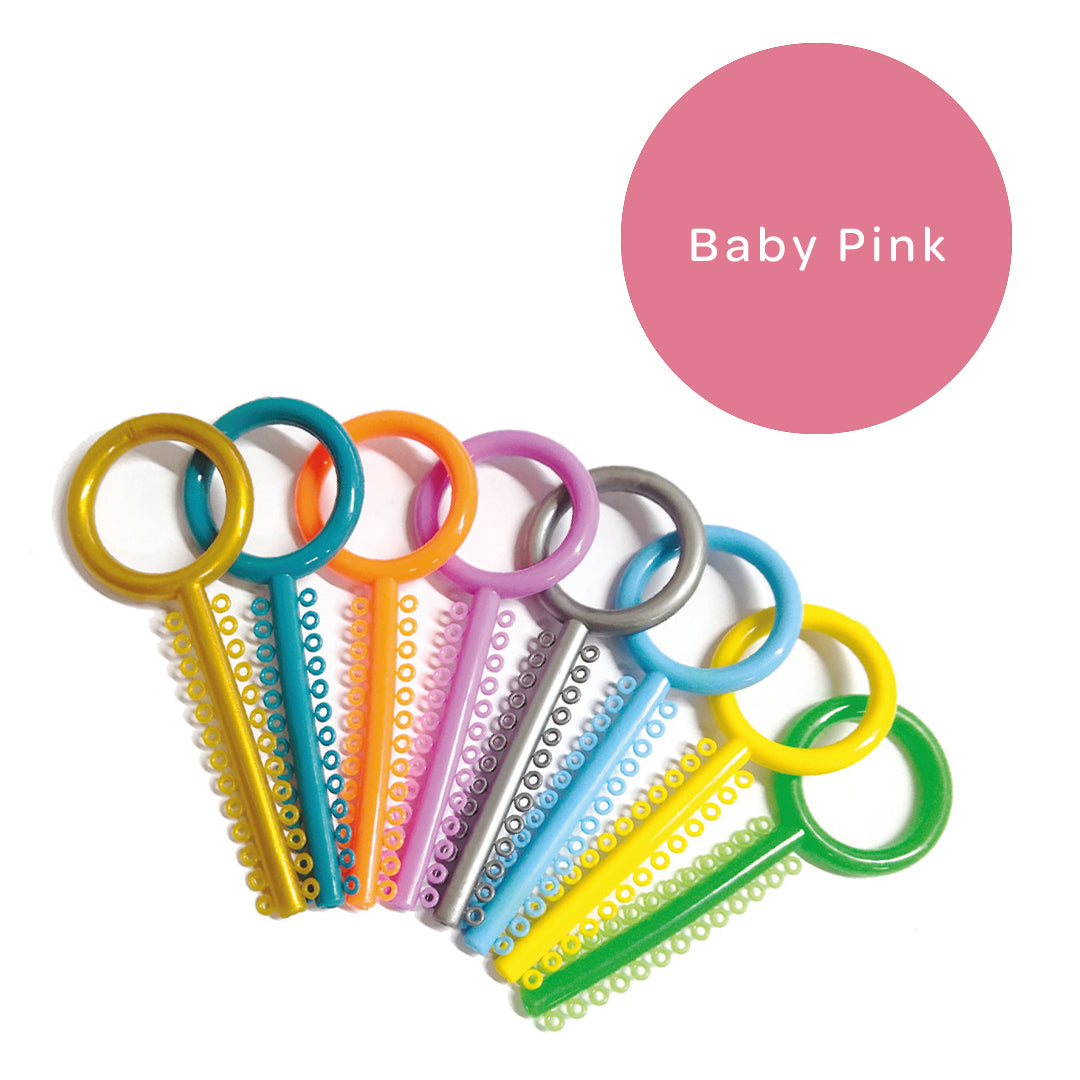 Elastomeric Ligatures Baby Pink 