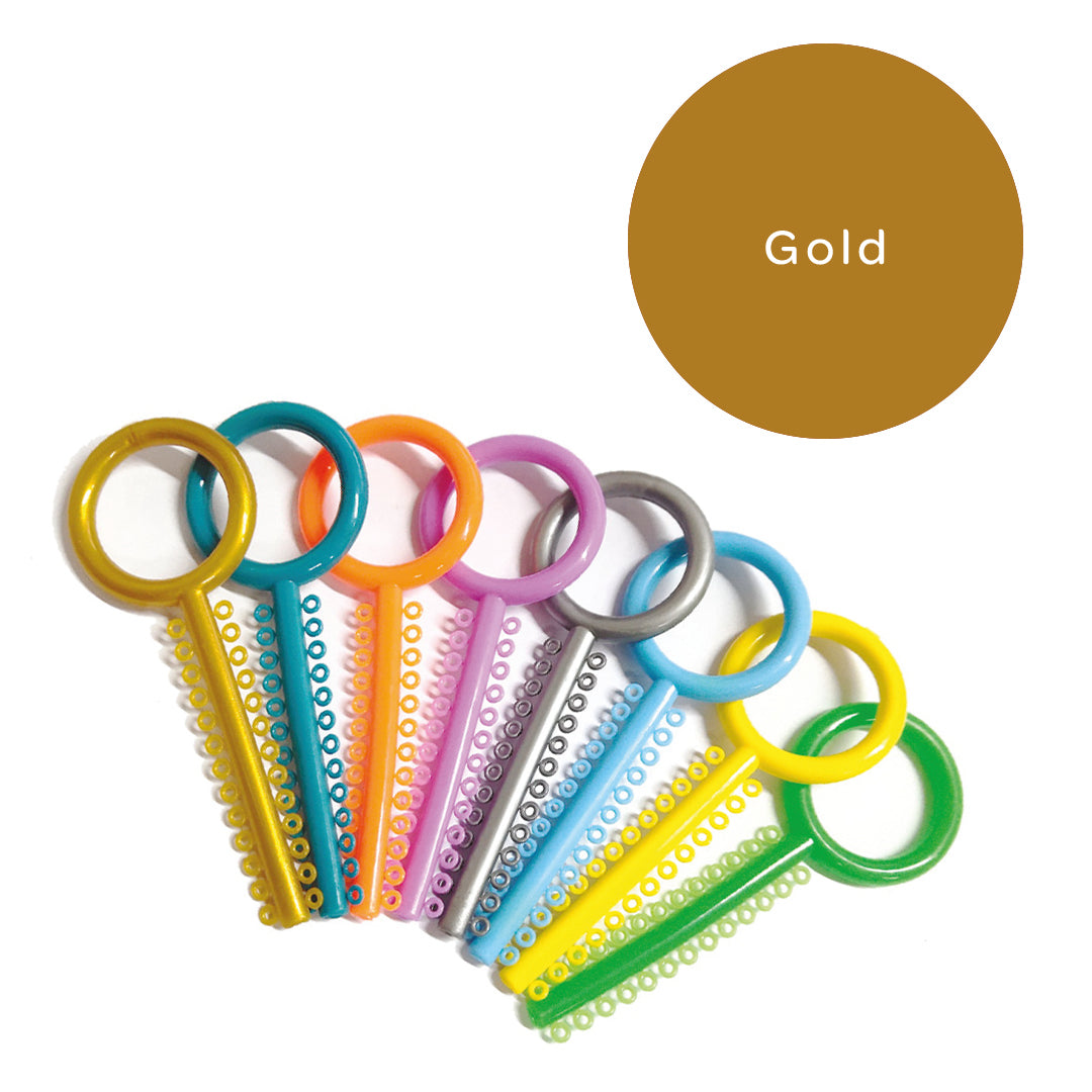Elastomeric Ligatures Gold 