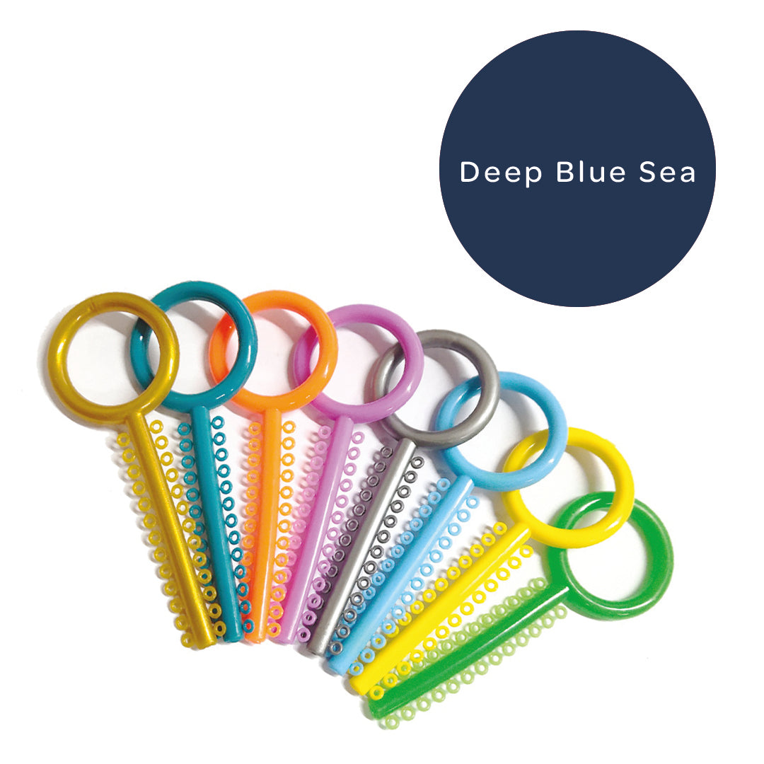 Elastomeric Ligatures Deep Sky Blue 