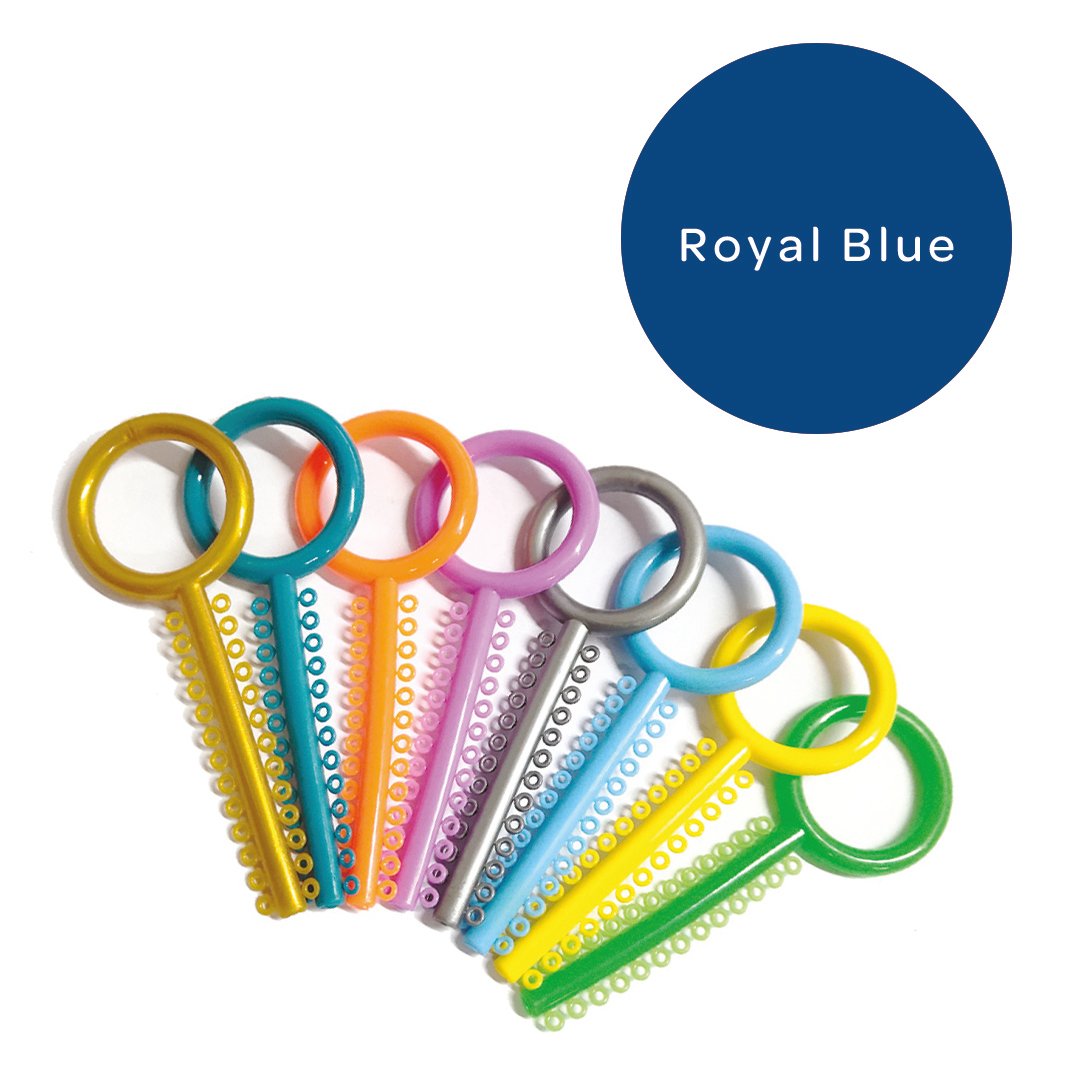 Elastomeric Ligatures Royal Blue 