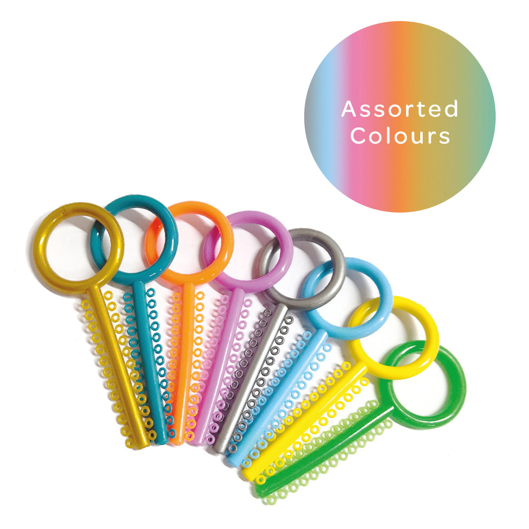 Elastomeric Ligatures Key Shape Assorted 