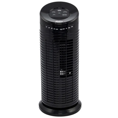 Solis Mini Tower Fan with Ion Generator Black
