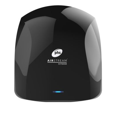 PHS Airstream Vitesse High Speed Hand Dryer in Black