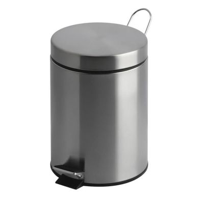 Trojan 12 Litre Pedal Bin in Stainless Steel
