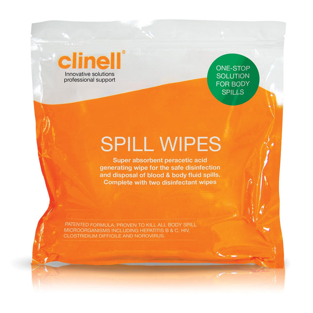 Clinell Spill Wipes 