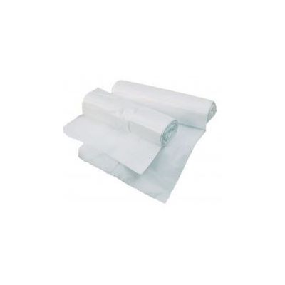 White Pedal Bin Liners for 13 Litre Bins - Roll of 40 Bags (Case of 200)