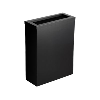 Matte Black Opal Steel 30L Waste Bin Chute Lid