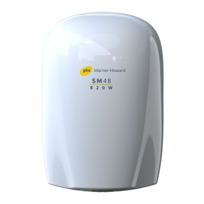 Warner Howard SM48-820W Entry Level Hand Dryer in White
