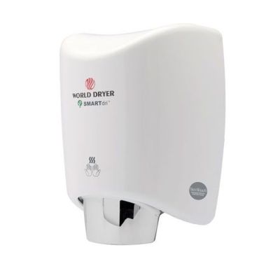 World Dryer SMARTdri Variable Power Hand Dryer in White