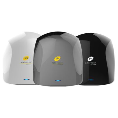PHS Airstream Whisper Low Noise Hand Dryer (Various Colours)