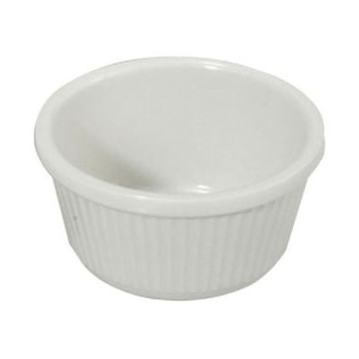 White Fluted Melamine Ramekins - Packs of 24