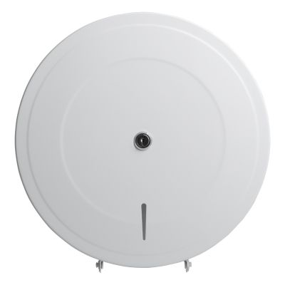 C21 Mini Jumbo Metal Toilet Roll Dispenser White